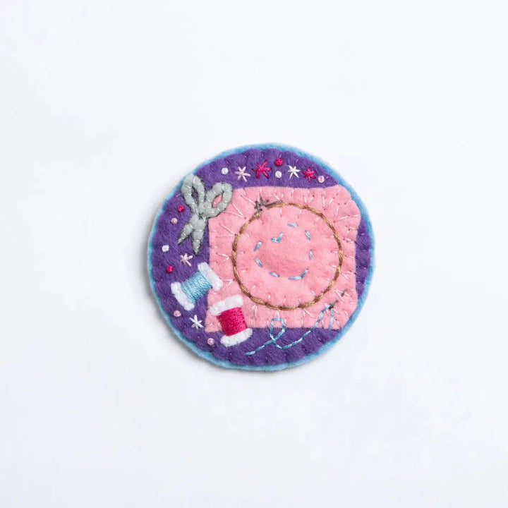 Embroidery - Felt Craft Brooch Kit-Felt Craft-Hawthorn Handmade-Acorns &amp; Twigs