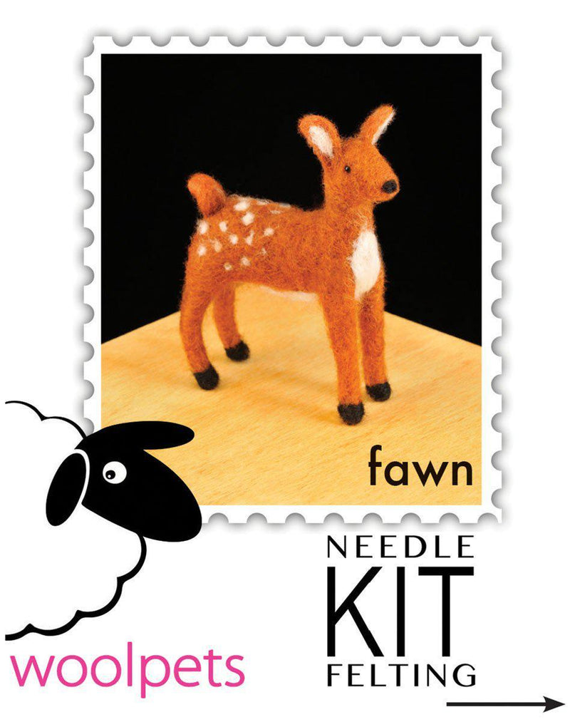 Fawn Needle Felting Kit - Intermediate-Needle Felting-WoolPets-Acorns & Twigs