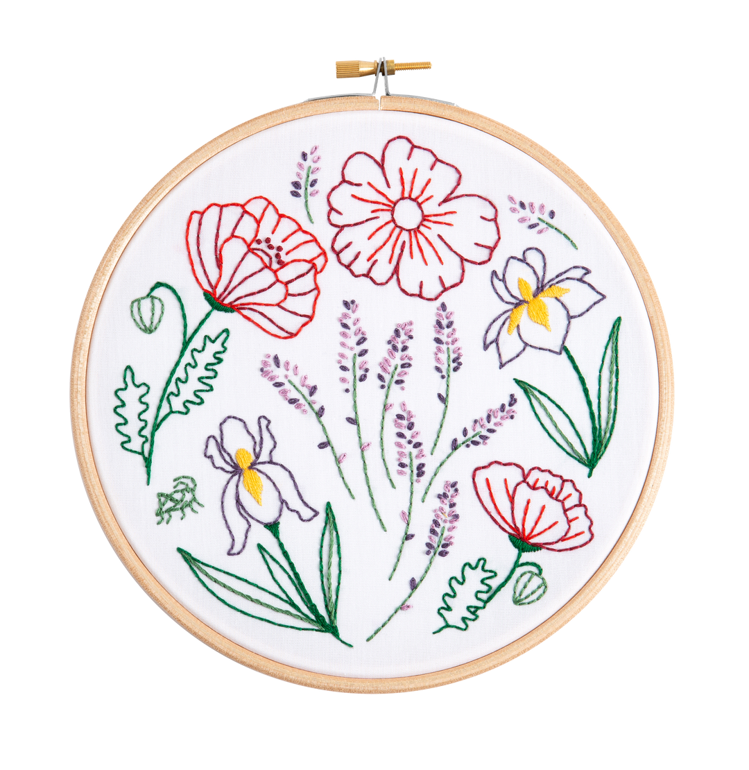 Fields of Provence Embroidery Kit-Embroidery-Hawthorn Handmade-Acorns &amp; Twigs