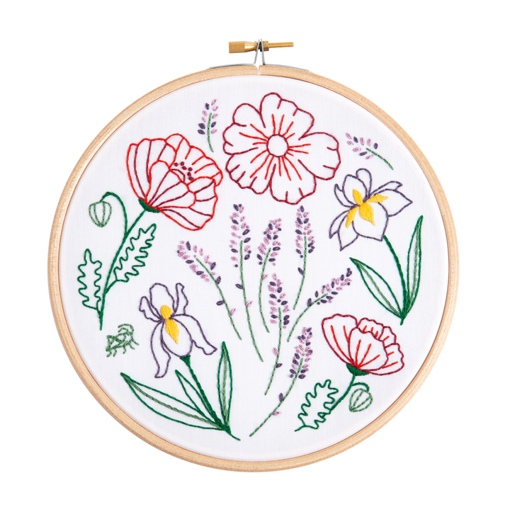 Fields of Provence Embroidery Kit-Embroidery-Hawthorn Handmade-Acorns &amp; Twigs
