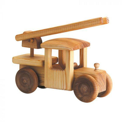 Fire Truck Large-Wooden Toy-Debresk-Acorns & Twigs