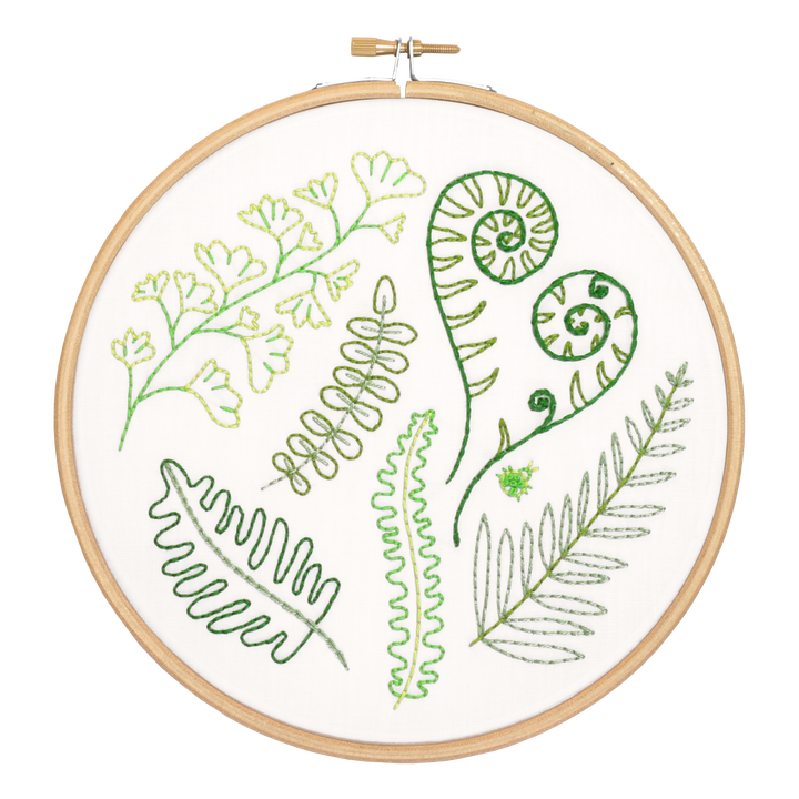 Forest Ferns Embroidery Kit-Embroidery-Hawthorn Handmade-Acorns &amp; Twigs