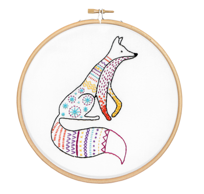 Fox Embroidery Kit-Embroidery-Hawthorn Handmade-Acorns & Twigs