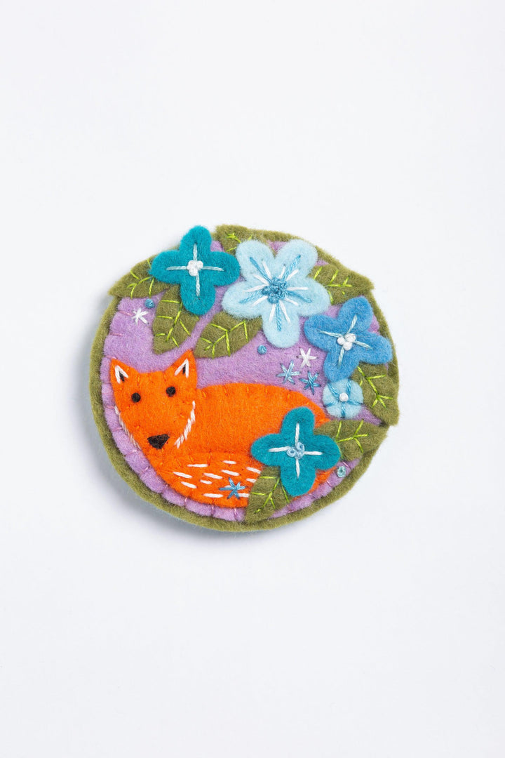 Fox Felt Craft Kit (Brooch)-Felt Craft-Hawthorn Handmade-Acorns &amp; Twigs