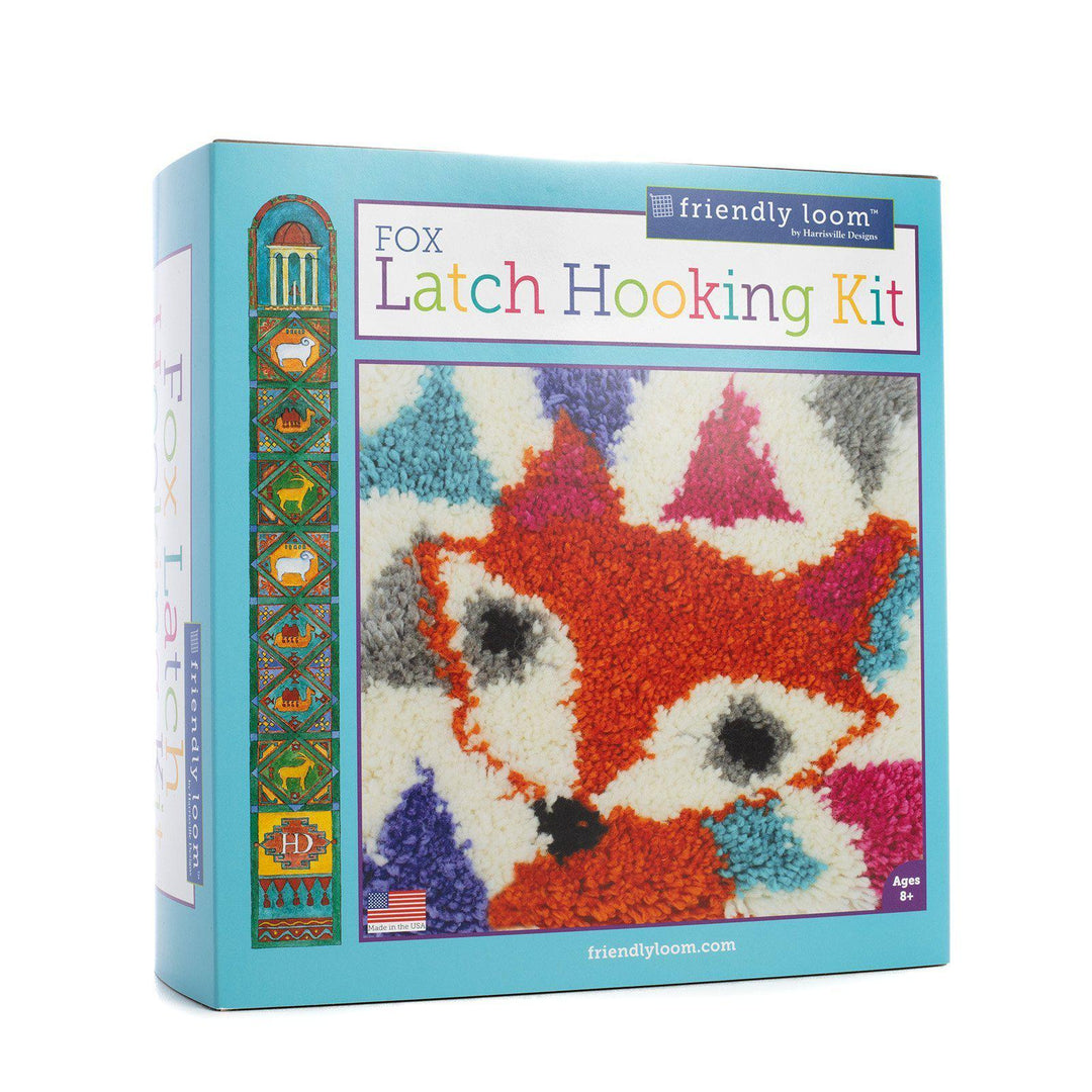 Fox Latch Hooking Kit by Friendly Loom™-Latch Hook-Friendly Loom-Acorns &amp; Twigs