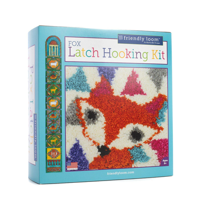 Fox Latch Hooking Kit by Friendly Loom™-Latch Hook-Friendly Loom-Acorns & Twigs