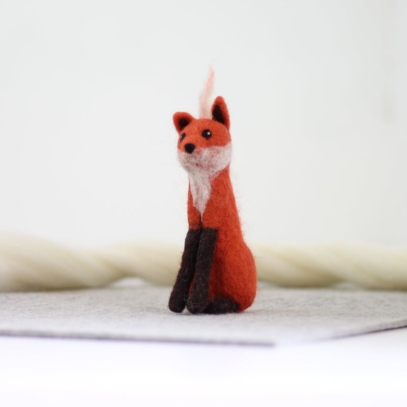 Fox Needle Felting Kit-Needle Felting-Hawthorn Handmade-Acorns & Twigs