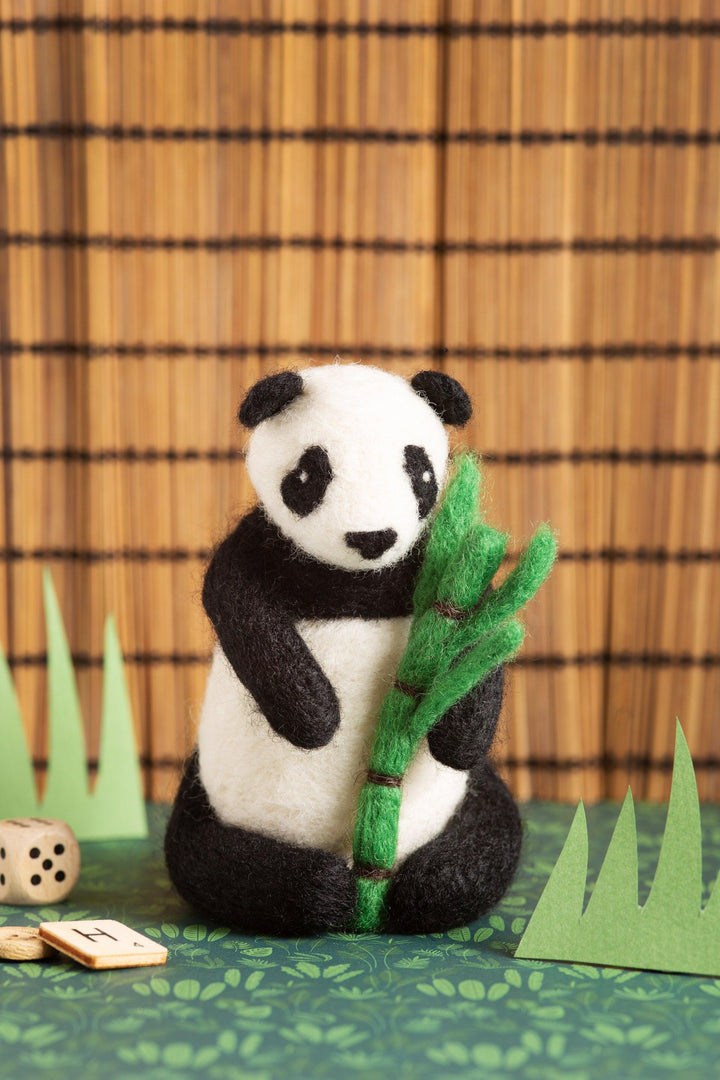 Giant Panda Needle Felting Kit-Needle Felting-Hawthorn Handmade-Acorns &amp; Twigs