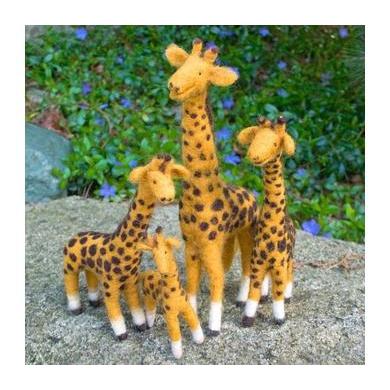 Giraffe Needle Felting Kit - INTERMEDIATE-Needle Felting-WoolPets-Acorns &amp; Twigs