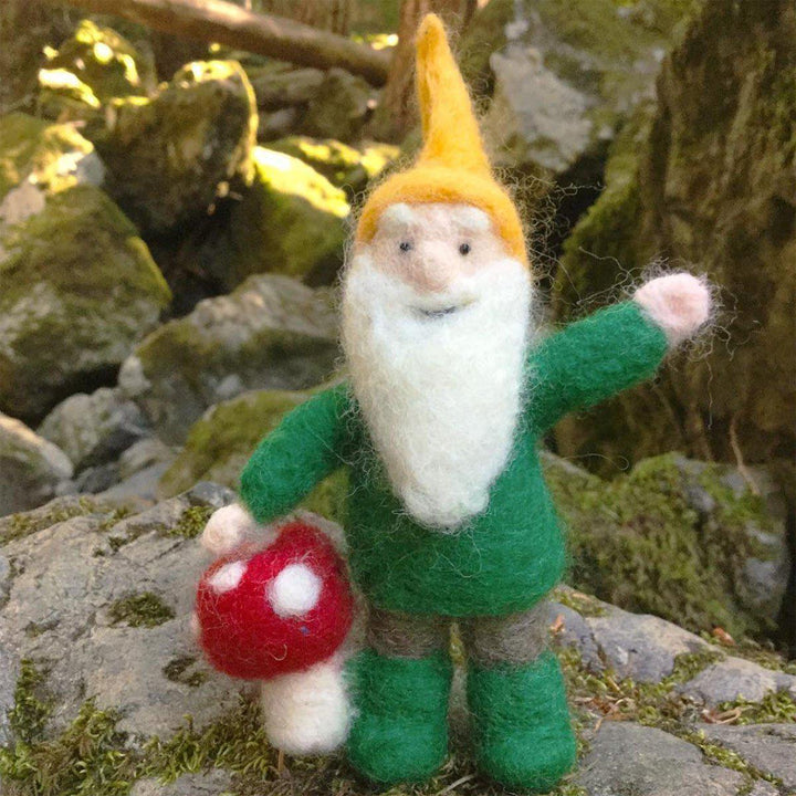 Gnome Needle Felting Kit - Intermediate-Needle Felting-WoolPets-Acorns &amp; Twigs
