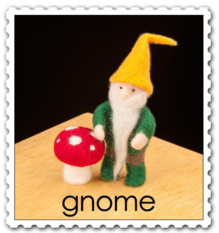 Gnome Needle Felting Kit - Intermediate-Needle Felting-WoolPets-Acorns &amp; Twigs
