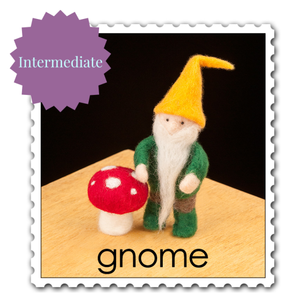 Gnome Needle Felting Kit - Intermediate-Needle Felting-WoolPets-Acorns &amp; Twigs