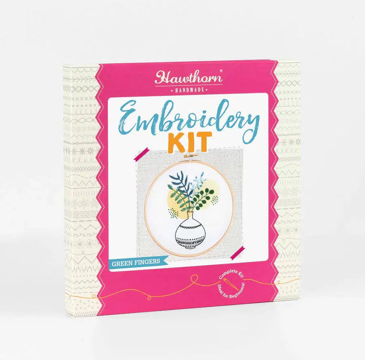 Green Fingers Embroidery Kit-Embroidery-Hawthorn Handmade-Acorns &amp; Twigs