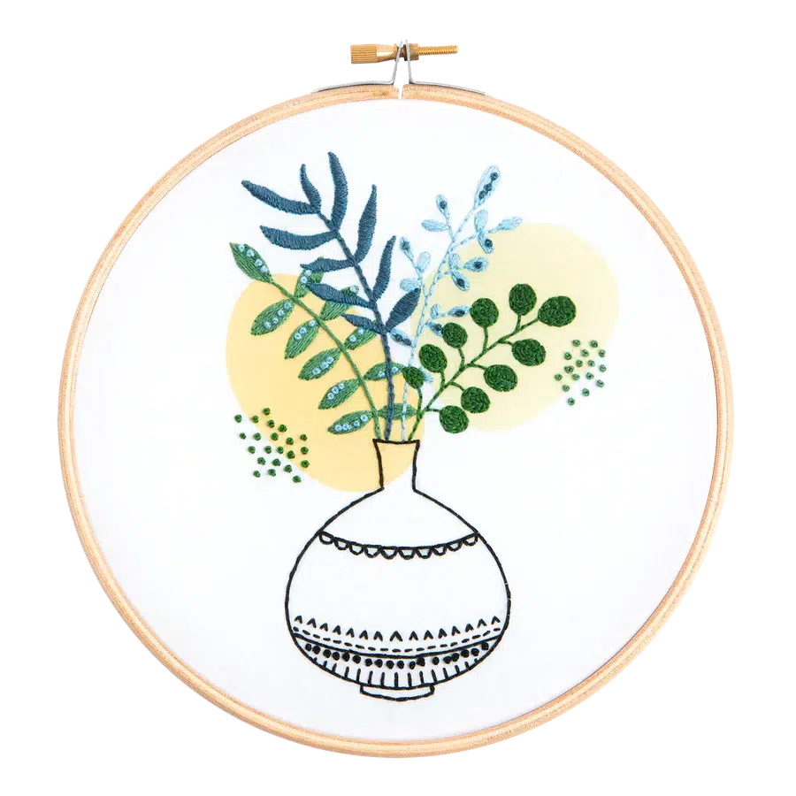 Green Fingers Embroidery Kit-Embroidery-Hawthorn Handmade-Acorns &amp; Twigs