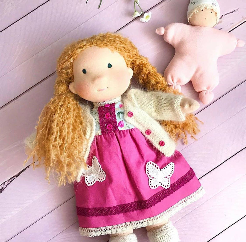 Handmade Waldorf Doll-Doll-PoppyBabyCo-Acorns & Twigs