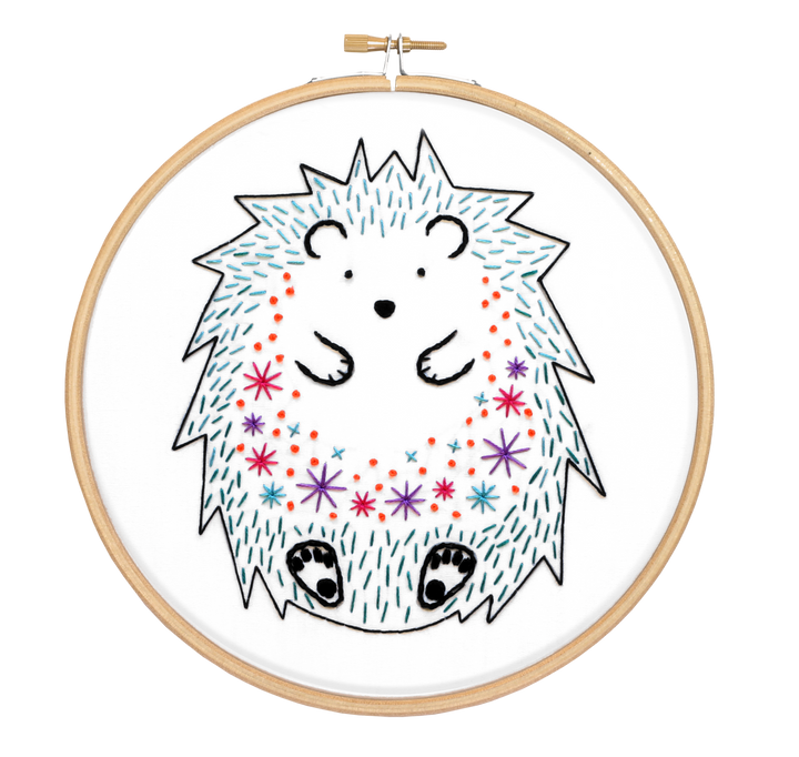 Hedgehog Embroidery Kit-Embroidery-Hawthorn Handmade-Acorns &amp; Twigs