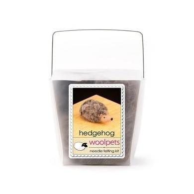 Hedgehog Needle Felting Kit - EASY-Needle Felting-WoolPets-Acorns &amp; Twigs