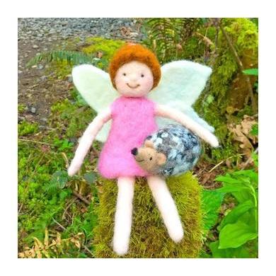 Hedgehog Needle Felting Kit - EASY-Needle Felting-WoolPets-Acorns &amp; Twigs