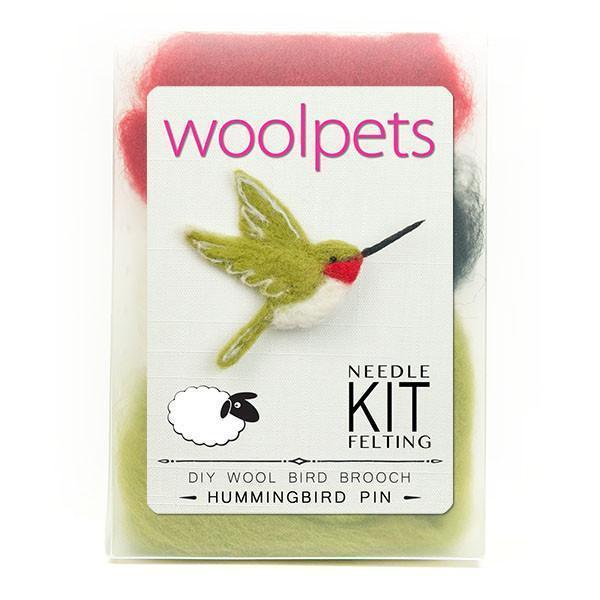Hummingbird Felting Kit - Bird Pin-Needle Felting-WoolPets-Acorns &amp; Twigs