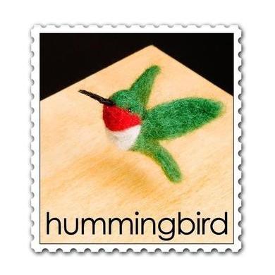 Hummingbird Needle Felting Kit - INTERMEDIATE-Needle Felting-WoolPets-Acorns &amp; Twigs