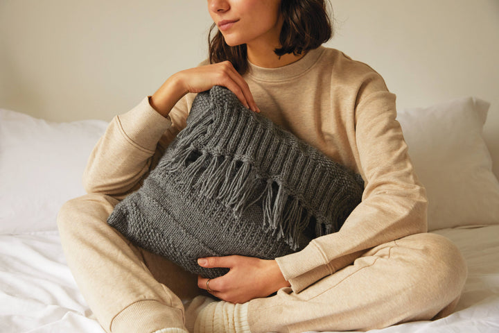 Knit Cushion Kit-Knitting-DMC-Acorns &amp; Twigs