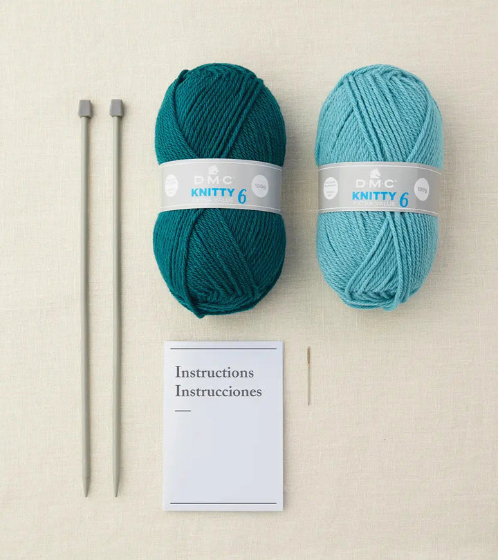 Knit Scarf Kit-Knitting-DMC-Acorns &amp; Twigs