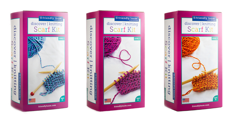 Acorns & Twigs  Knitting Scarf Kit by Friendly Loom™