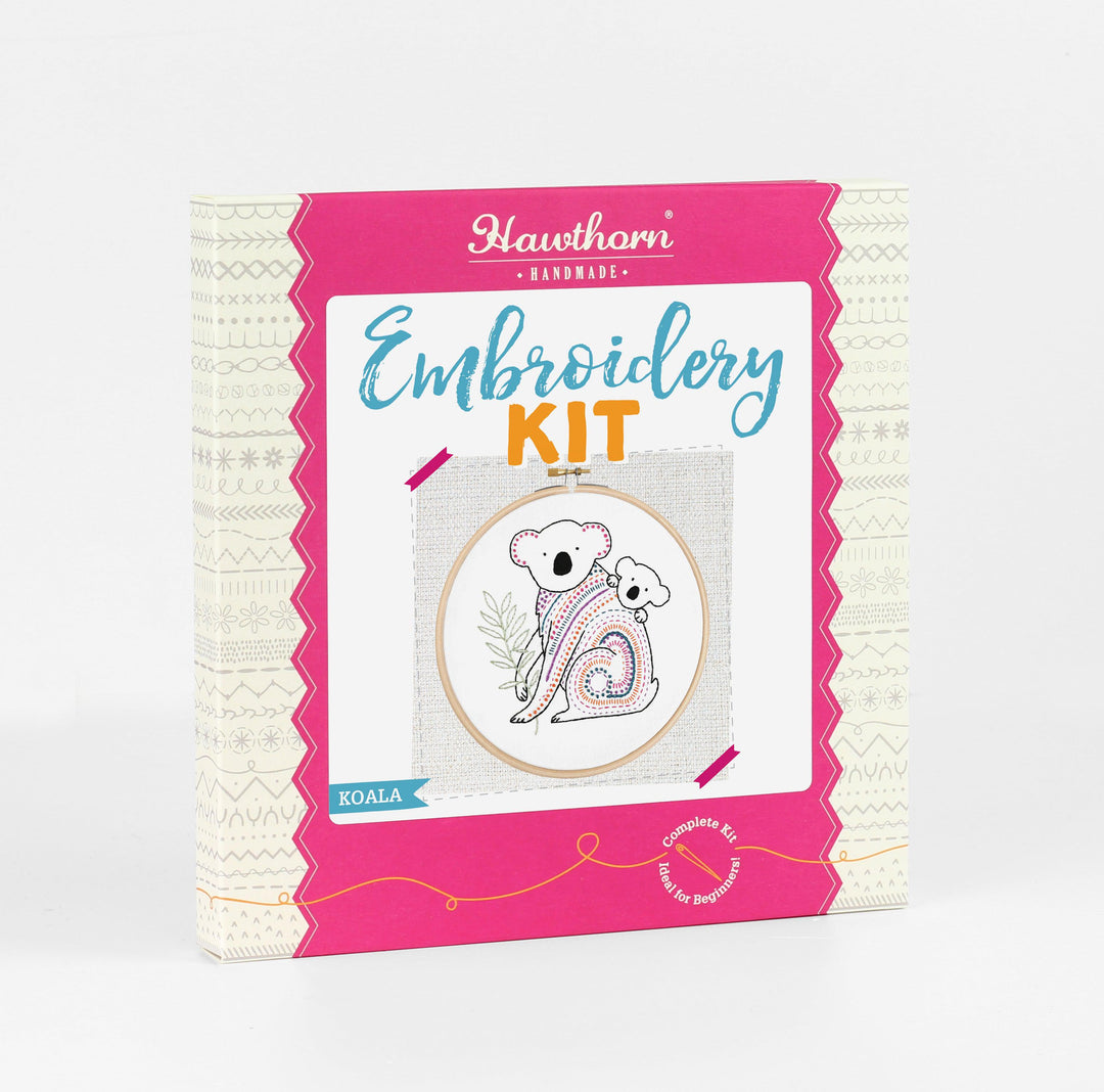 Koala Embroidery Kit-Embroidery-Hawthorn Handmade-Acorns &amp; Twigs