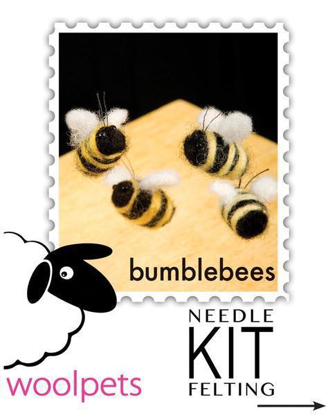 Ladybugs &amp; Bumblebees Needle Felting Kit - Starter Kit-Needle Felting-WoolPets-Acorns &amp; Twigs