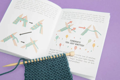 Learn to Knit Kit-Knitting-Threadbook-Acorns & Twigs