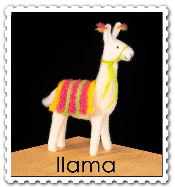 Llama Needle Felting Kit - Intermediate-Needle Felting-WoolPets-Acorns &amp; Twigs