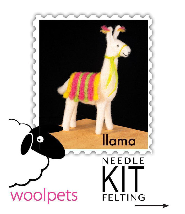 Llama Needle Felting Kit - Intermediate-Needle Felting-WoolPets-Acorns &amp; Twigs