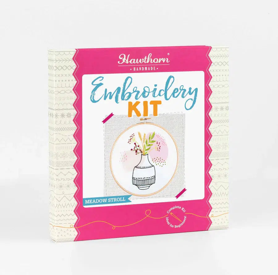 Meadow Stroll Embroidery Kit-Embroidery-Hawthorn Handmade-Acorns &amp; Twigs