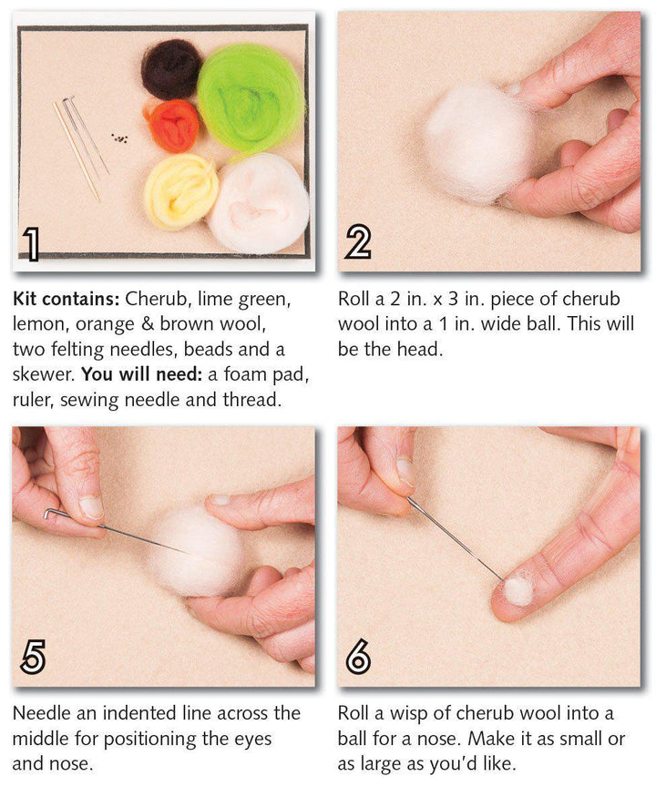 Mermaid Needle Felting Kit - Intermediate-Needle Felting-WoolPets-Acorns &amp; Twigs