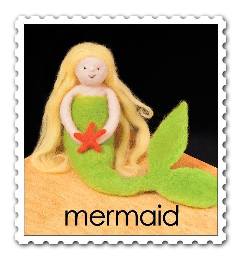 Mermaid Needle Felting Kit - Intermediate-Needle Felting-WoolPets-Acorns & Twigs