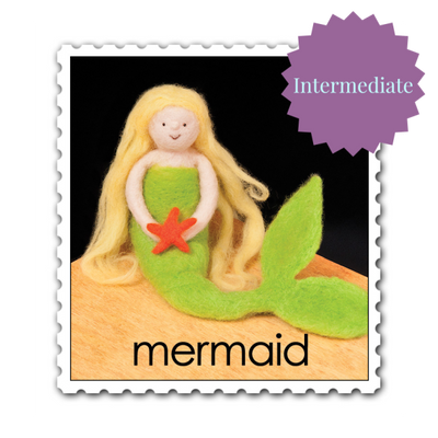 Mermaid Needle Felting Kit - Intermediate-Needle Felting-WoolPets-Acorns & Twigs