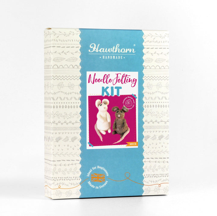 Mice Needle Felting Kit-Needle Felting-Hawthorn Handmade-Acorns &amp; Twigs