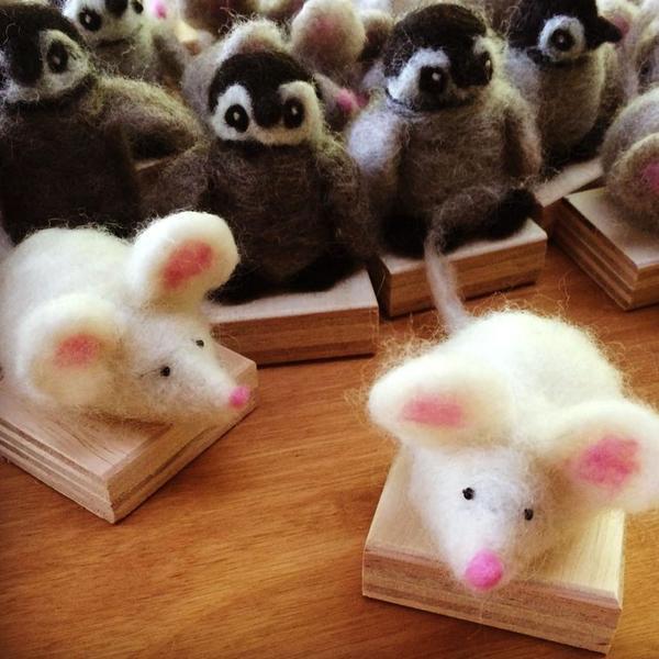 Mice Needle Felting Kit - Starter Kit-Needle Felting-WoolPets-Acorns &amp; Twigs