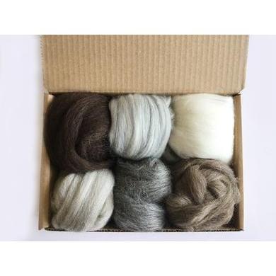 Natural Wool Set - Top-Pre-Packaged Wool Sets-Acorns & Twigs-Acorns & Twigs