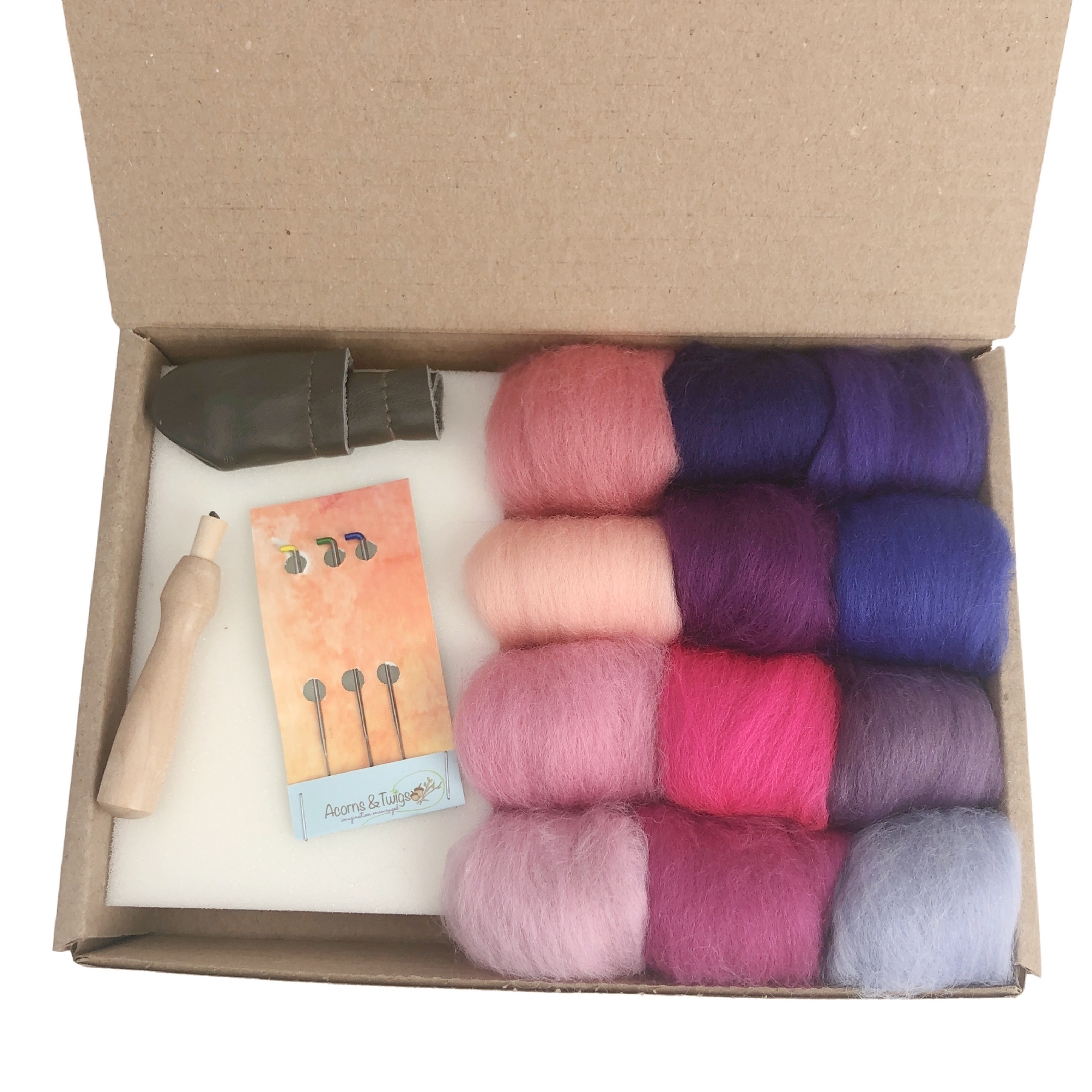 Needle Felting Kit, Needle Felting Starter Kit, 8 Colors Wool Roving for  Need