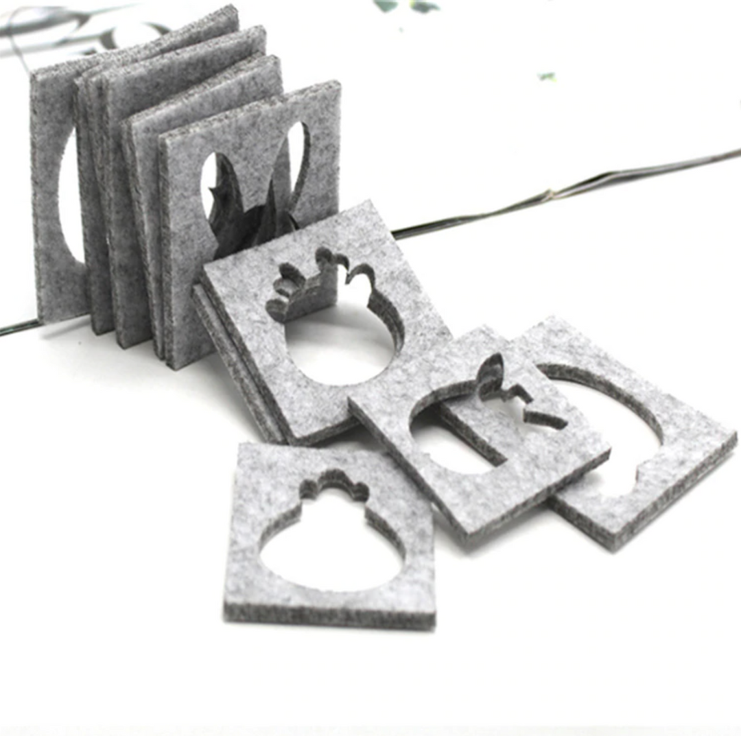Needle Felting Stencils - Animals-Needle Felting-Acorns &amp; Twigs-Acorns &amp; Twigs
