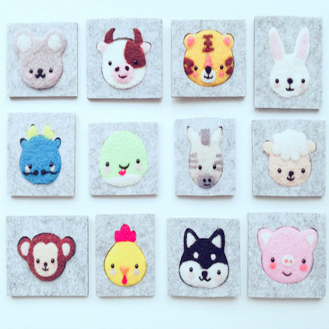 Needle Felting Stencils - Animals-Needle Felting-Acorns &amp; Twigs-Acorns &amp; Twigs