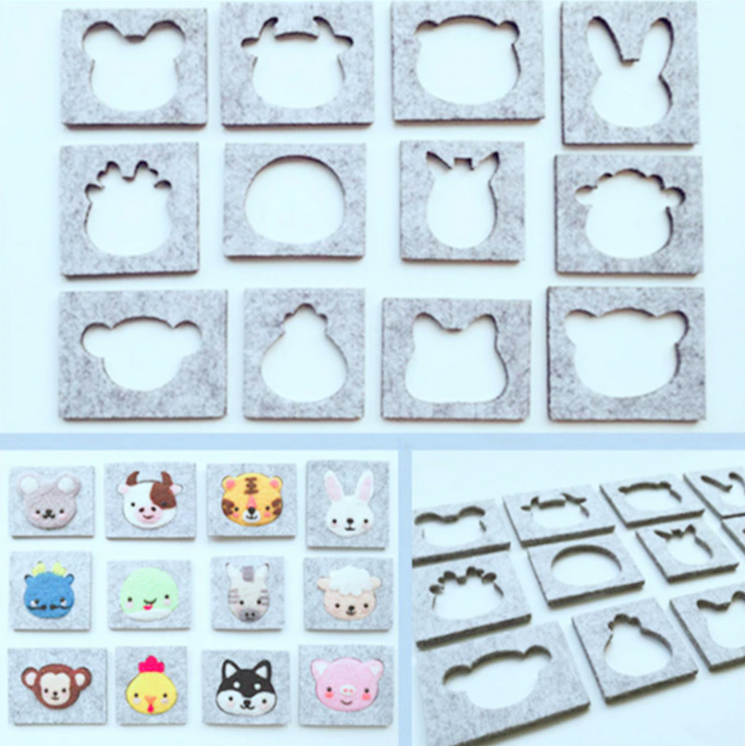 Needle Felting Stencils - Animals-Needle Felting-Acorns &amp; Twigs-Acorns &amp; Twigs