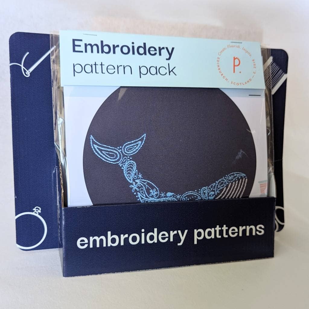 Ocean Embroidery Pattern Pack-Embroidery-Paraffle-Acorns &amp; Twigs