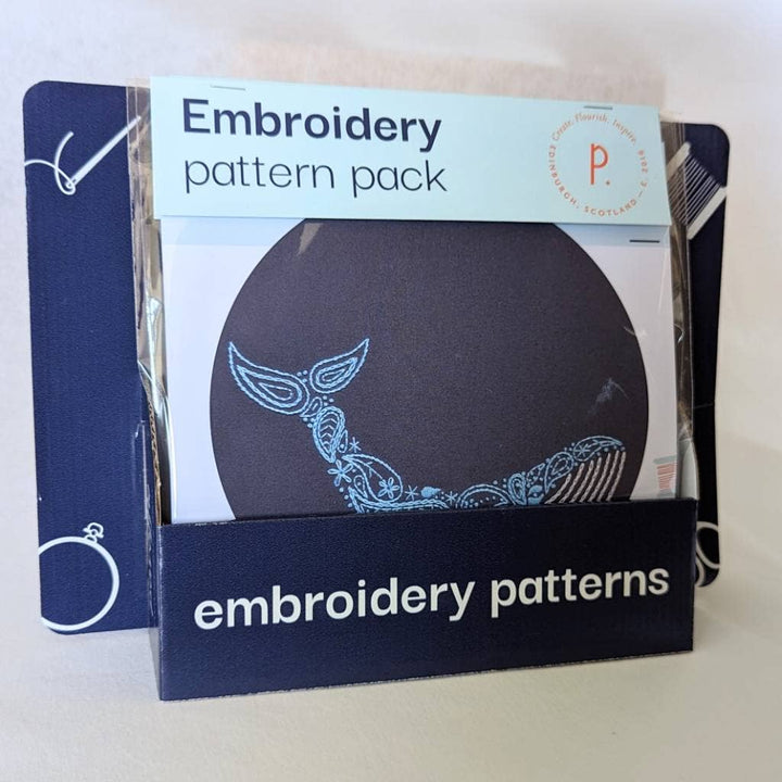 Ocean Embroidery Pattern Pack-Embroidery-Paraffle-Acorns &amp; Twigs