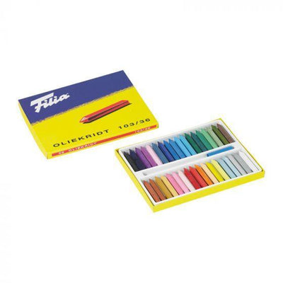 Oil Crayons 36 Assorted Colors-Oil Pastel-Filia-Acorns & Twigs