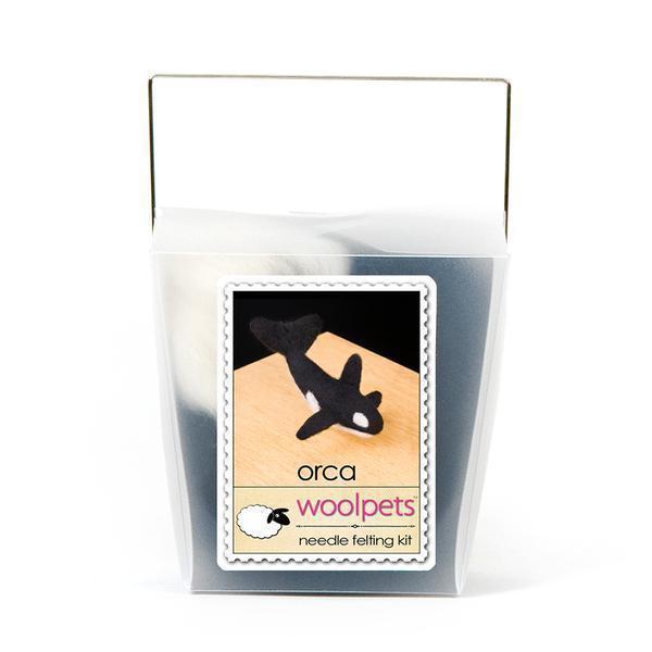 Orca Needle Felting Kit - EASY-Needle Felting-WoolPets-Acorns &amp; Twigs