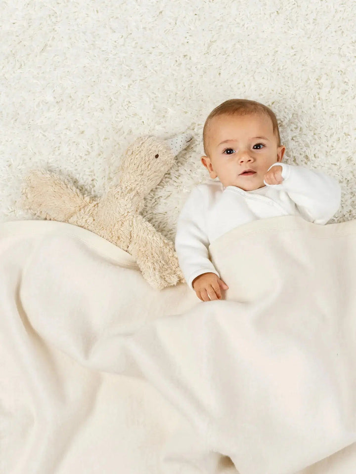 Organic Abigail Goose Lovey Sherpa Toy-Stuffy-Under the Nile-Acorns &amp; Twigs