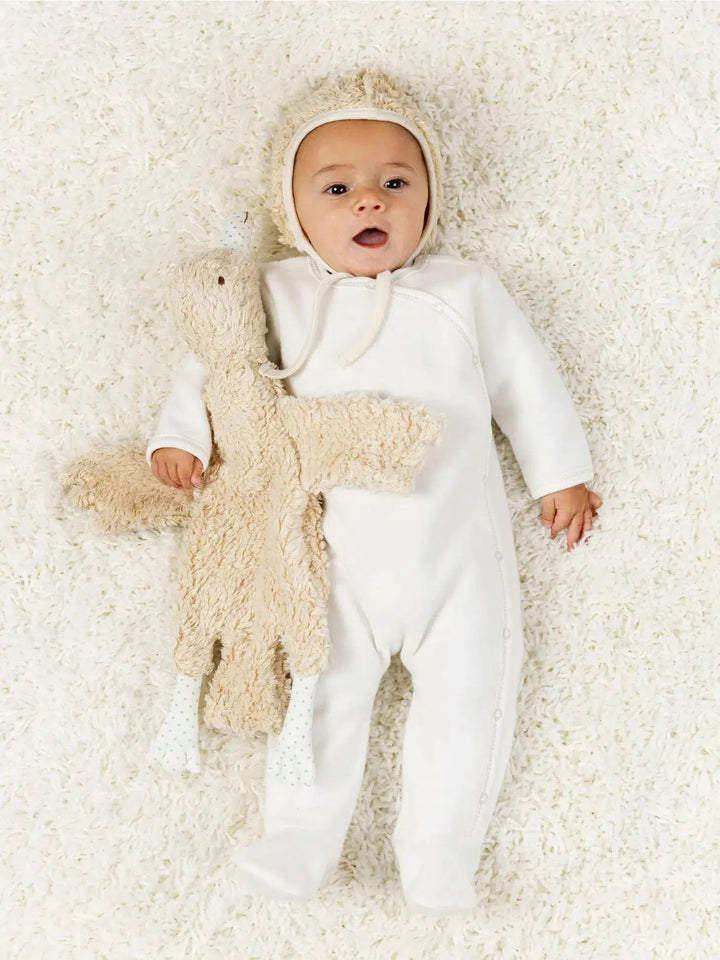 Organic Abigail Goose Lovey Sherpa Toy-Stuffy-Under the Nile-Acorns &amp; Twigs