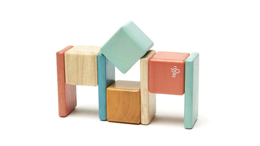 Original Pocket Pouch - Magnetic Wooden Block Set-Wooden blocks-Tegu-Acorns &amp; Twigs